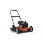Yard Force 21" Side Discharge Push Gas Lawn Mower | Briggs & Stratton 125cc Engine, 3-Height Adjust, Foldable Handle, 21" Steel Deck