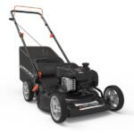 Yard Force 22" 3-in-1 Push Gas Lawn Mower | Briggs & Stratton E500 140cc Engine, 7-Height Adjust, Foldable Handle, Mulch/Bag/Side