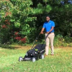 Yard Force 22" 3-in-1 Push Gas Lawn Mower | Briggs & Stratton E500 140cc Engine, 7-Height Adjust, Foldable Handle, Mulch/Bag/Side - Image 4