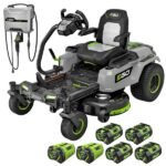 EGO 42" Z6 Zero Turn Riding Lawn Mower – e-STEER, 24 HP Equivalent, Up to 2.0 Acres per Charge, 8 MPH Max Speed