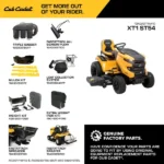 Cub Cadet Enduro Series XT1 ST54 Riding Lawn Mower | 24 HP Kohler | 54 in. AeroForce Deck - Image 6