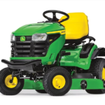 John Deere S160 Lawn Tractor – 48" Edge Deck, 24 HP V-Twin ELS Engine, Hydrostatic Mower with Easy Change Oil System for 1–2 Acres