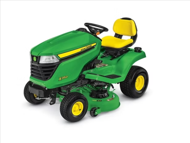 John-Deere-X350-Lawn-Tractor-42-in-Deck-Greentools-Pro-06-05-2026_01_30_AM John Deere X350 Lawn Tractor – 21.5 HP iTorque V-Twin, 42-Inch Accel Deep Deck, High-Back Seat, X300 Select Series - Image 1